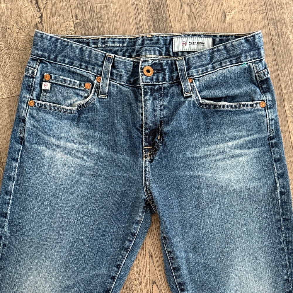 AG-ED distressed medium wash jeans - Picture 2 of 8